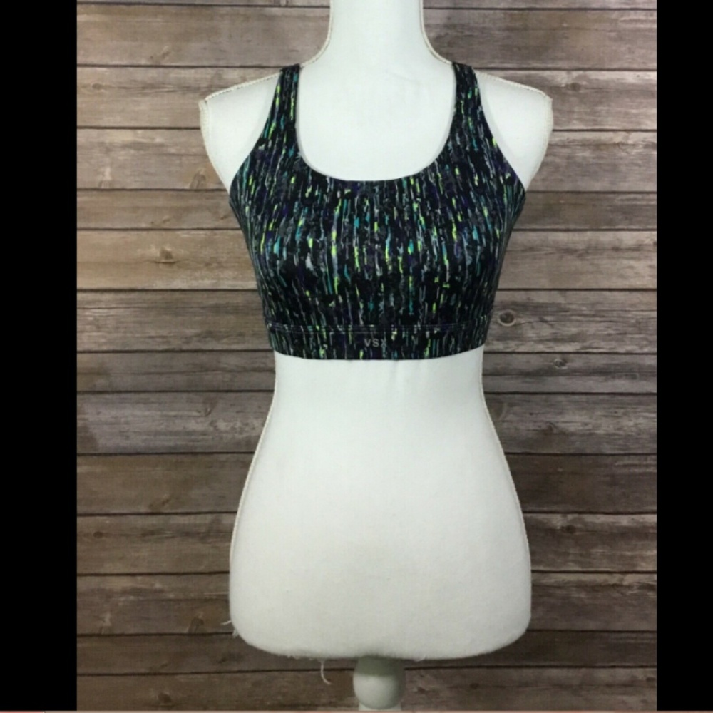 Victorias Secret VSX Womens Strappy Sports Bra Q55